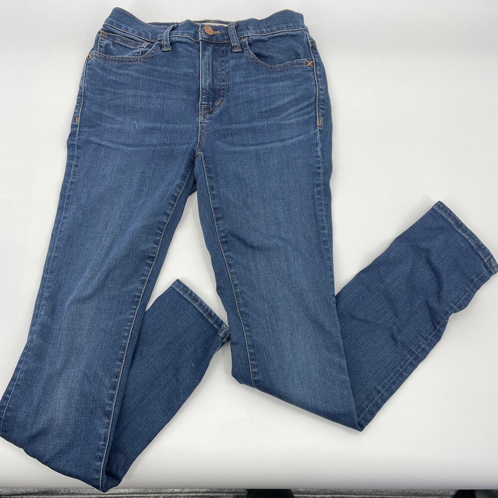 MADEWELL Roadtripper Skinny Jeans Size 24 Blue Soft Stretch Denim Ankle